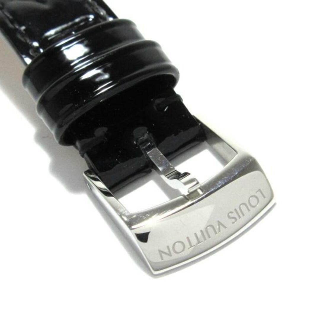LOUIS VUITTON(ルイヴィトン)のLOUIS VUITTON(ヴィトン) 腕時計美品  タンブールオールブラックPM QA047 レディース SS×モノグラムヴェルニベルト/12Pダイヤインデックス 黒 レディースのファッション小物(腕時計)の商品写真