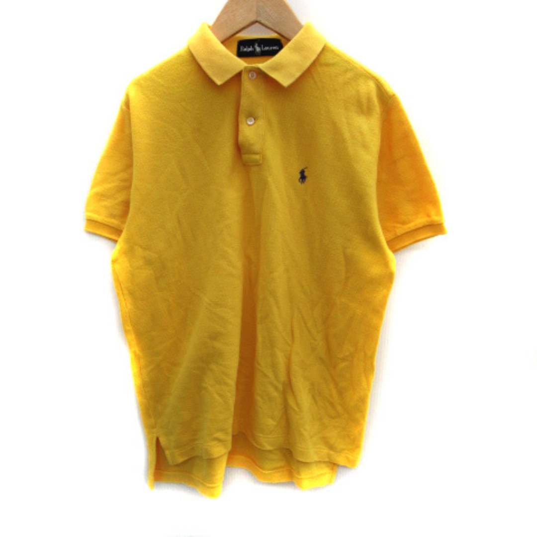 Ralph Lauren(ラルフローレン)のラルフローレン RALPH LAUREN ポロシャツ 半袖 ポロカラー L 黄 メンズのトップス(ポロシャツ)の商品写真