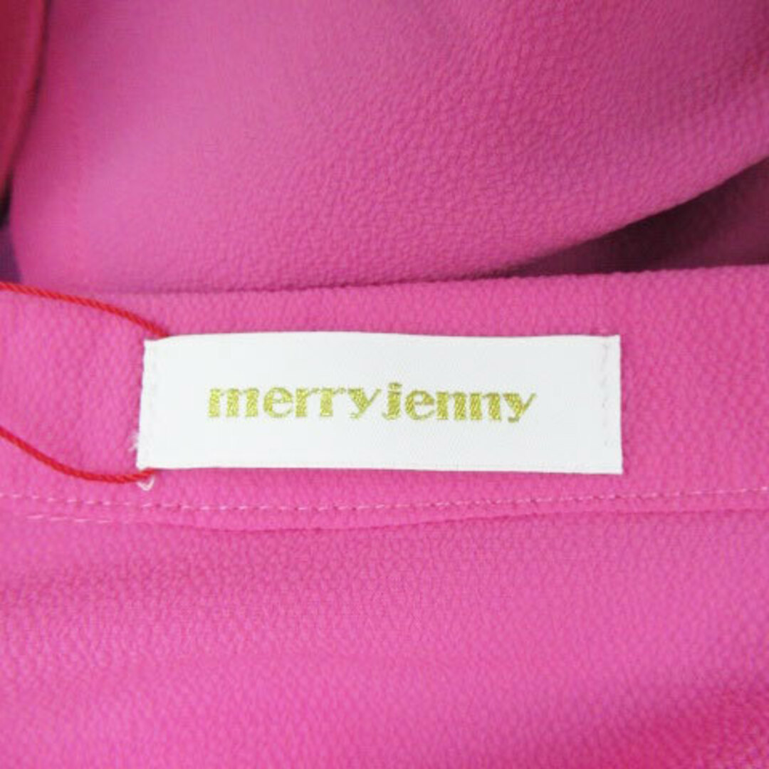 merry jenny(メリージェニー)のメリージェニー ワンピース オープンカラー 半袖 ロング ベルト付き F ピンク レディースのワンピース(ロングワンピース/マキシワンピース)の商品写真