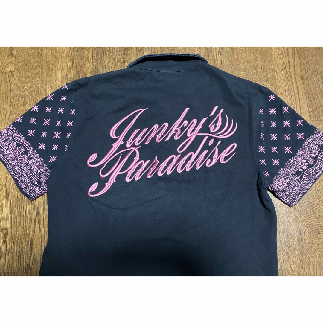 JUNKY'S PARADISE   ジャンキーズパラダイススター刺繍ポロシャツ メンズのトップス(ポロシャツ)の商品写真