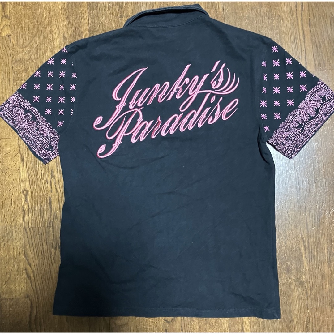 JUNKY'S PARADISE   ジャンキーズパラダイススター刺繍ポロシャツ メンズのトップス(ポロシャツ)の商品写真