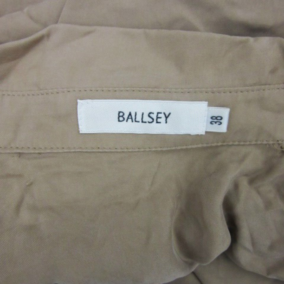 Ballsey(ボールジィ)のボールジー トゥモローランド ワンピース ミモレ丈 七分袖 38 茶 レディースのワンピース(ひざ丈ワンピース)の商品写真