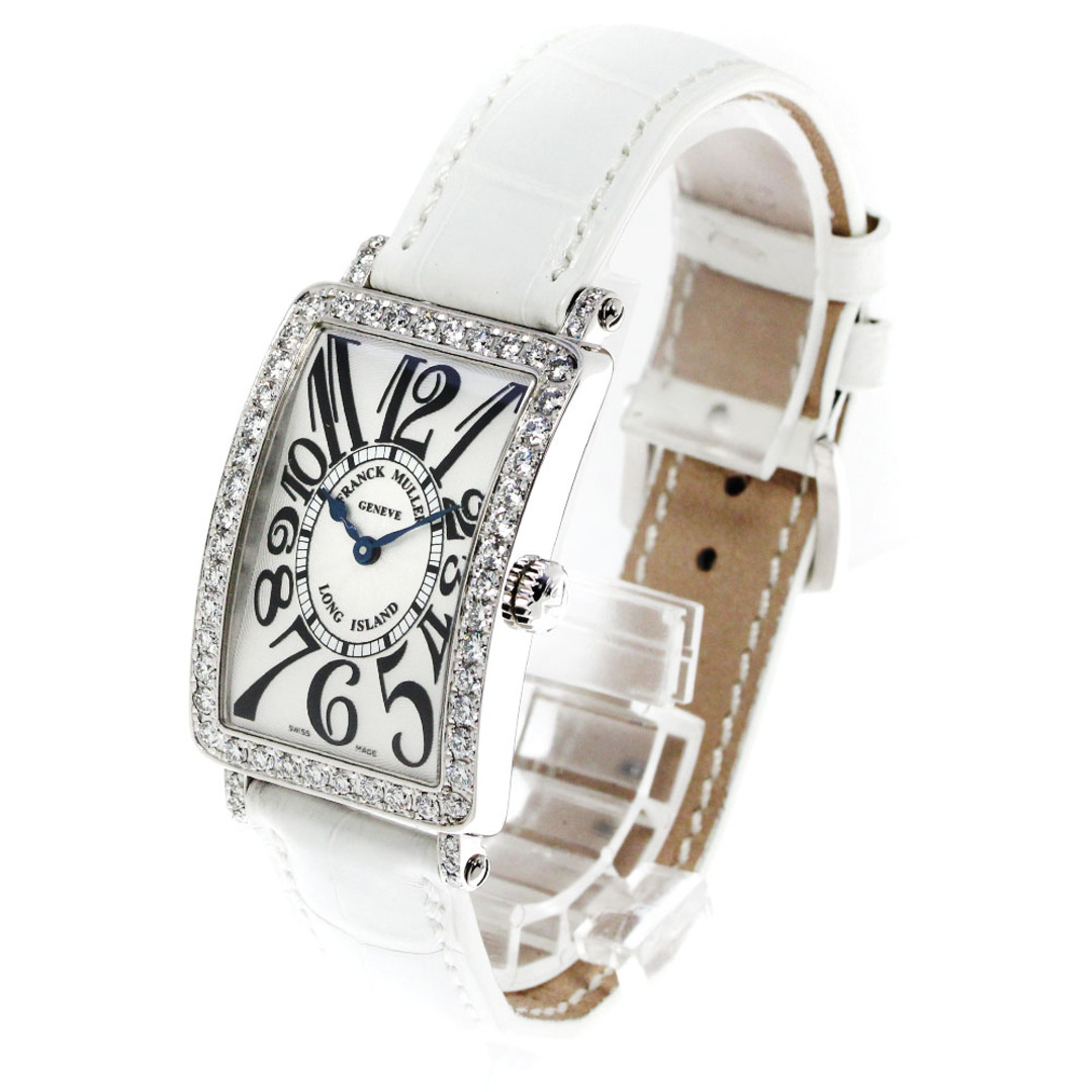 FRANCK MULLER(フランクミュラー)のフランクミュラー FRANCK MULLER 952QZDP ロングアイランド ダイヤベゼル クォーツ レディース 良品 箱付き_810063 レディースのファッション小物(腕時計)の商品写真