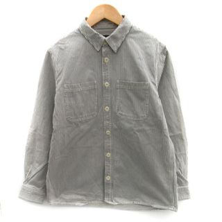 アーペーセー(A.P.C)のアーペーセー A.P.C. カジュアルシャツ 長袖 ストライプ柄 XS 黒 白(シャツ)