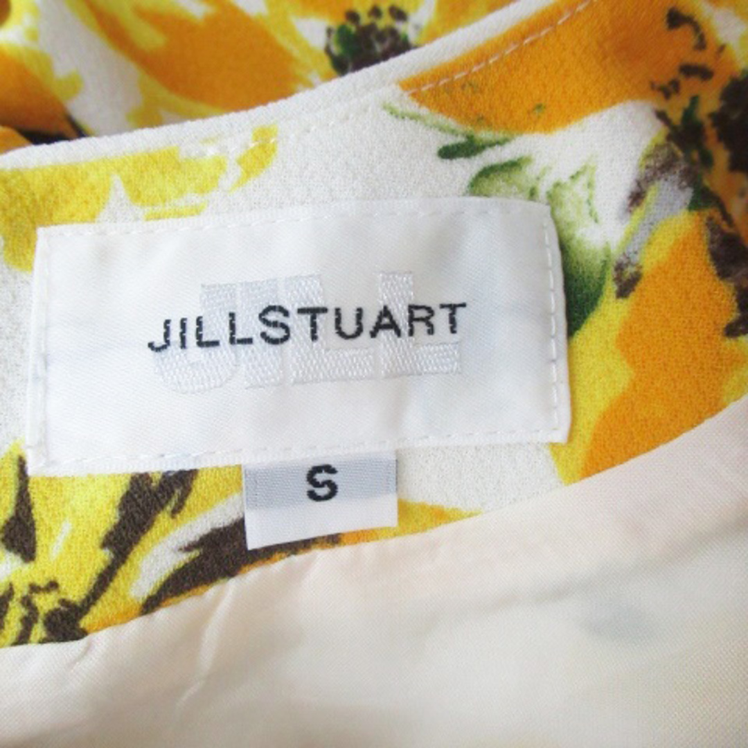 JILL by JILLSTUART(ジルバイジルスチュアート)のジルバイジルスチュアート ワンピース ラウンドネック ミニ丈 S マルチカラー レディースのワンピース(ミニワンピース)の商品写真