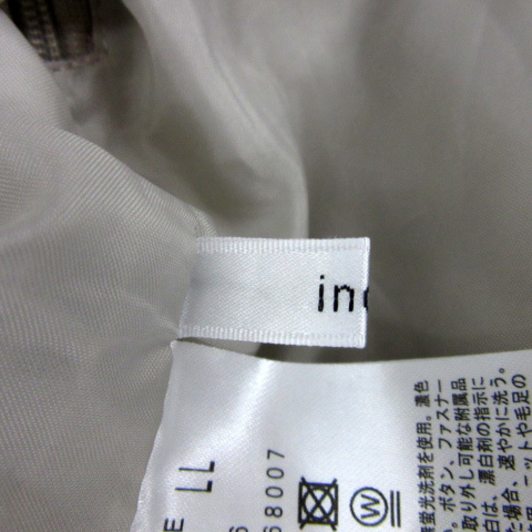 INDEX(インデックス)のインデックス ワイドパンツ スカンツ ロング丈 大きいサイズ LL ベージュ レディースのパンツ(その他)の商品写真