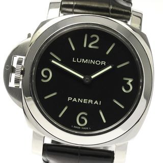 パネライ(PANERAI)のパネライ PANERAI PAM00219 ルミノール ベース レフトハンド 手巻き メンズ _808684(腕時計(アナログ))