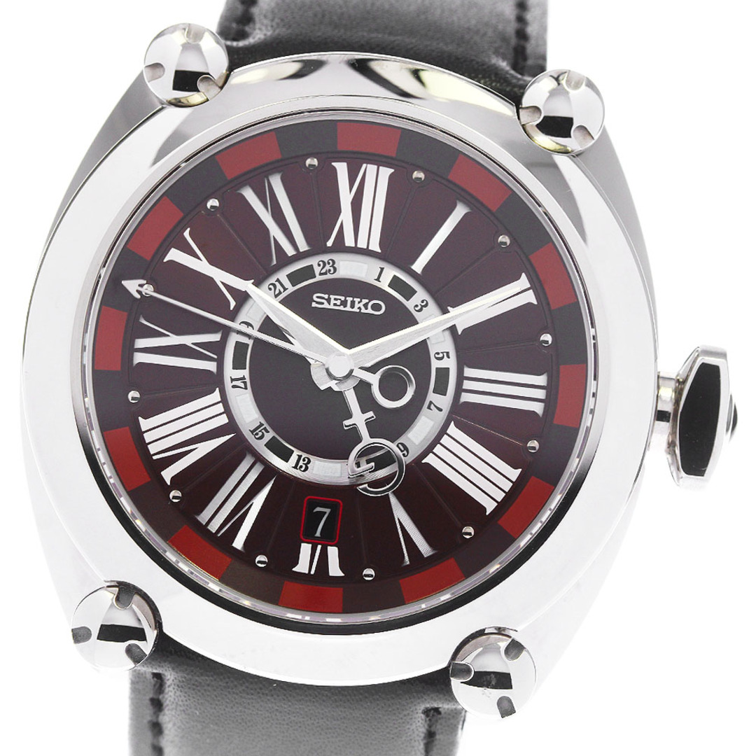 SEIKO(セイコー)のセイコー SEIKO 8L36-00C0/SBLM005 ガランテ メカニカル GMT 自動巻き メンズ 良品 箱・保証書付き_808055 メンズの時計(腕時計(アナログ))の商品写真