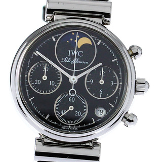 インターナショナルウォッチカンパニー(IWC)のIWC SCHAFFHAUSEN IW373605 リトルダヴィンチ クロノグラフ ムーンフェイズ クォーツ レディース 良品 _807399(腕時計)