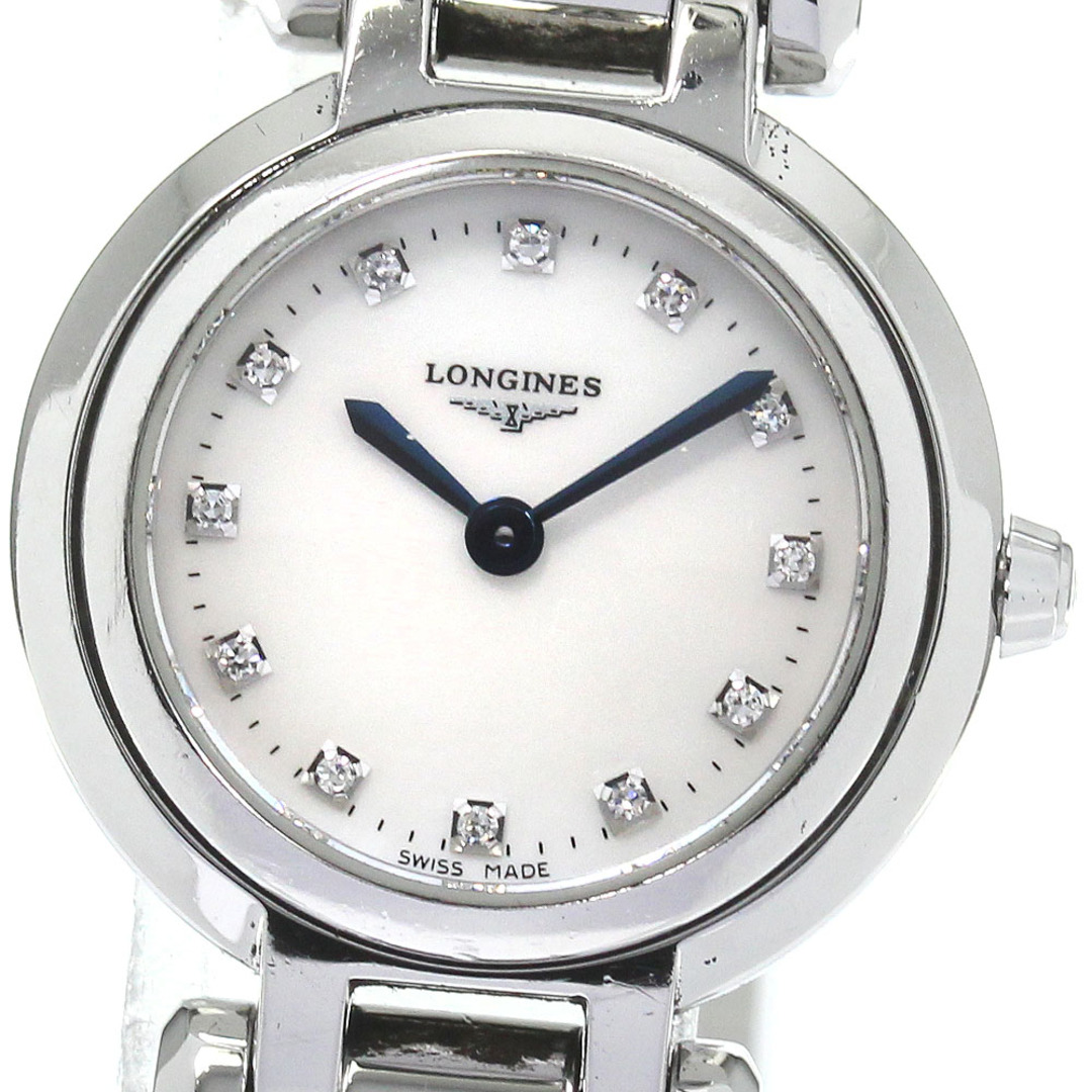 LONGINES(ロンジン)のロンジン LONGINES L8.109.4 プリマルナ 12Pダイヤ クォーツ レディース _806518 レディースのファッション小物(腕時計)の商品写真