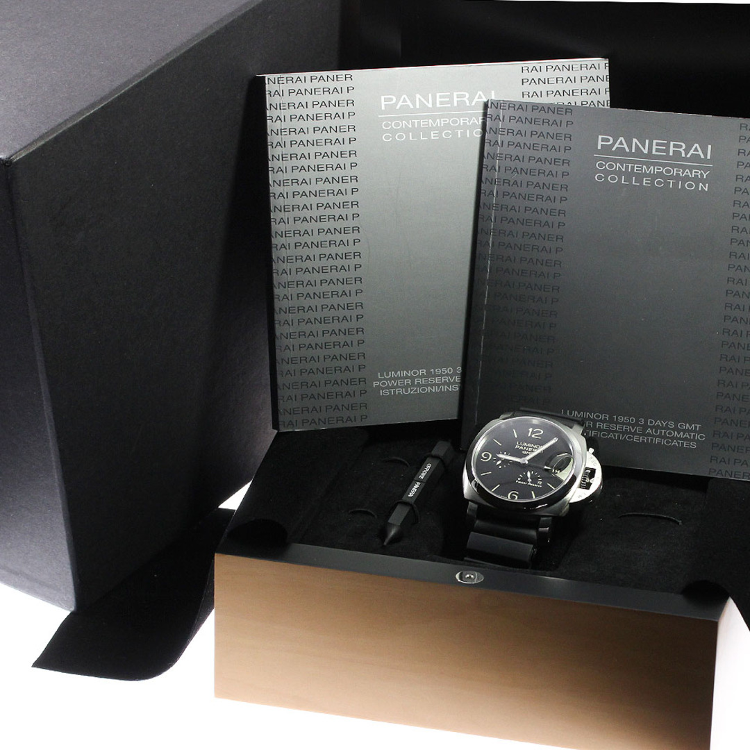 PANERAI(パネライ)のパネライ PANERAI PAM00321 ルミノール 1950 3デイズ GMT 自動巻き メンズ 良品 箱・保証書付き_807267 メンズの時計(腕時計(アナログ))の商品写真