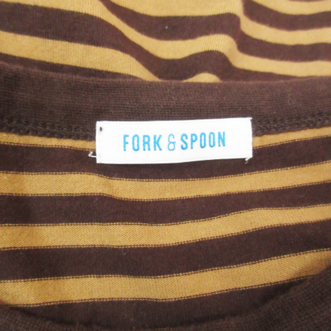 URBAN RESEARCH DOORS(アーバンリサーチドアーズ)のアーバンリサーチ ドアーズ FORK&SPOON Tシャツ カットソー 長袖 茶 メンズのトップス(Tシャツ/カットソー(七分/長袖))の商品写真