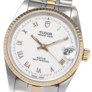 チュードル(Tudor)のチュードル TUDOR 72033 プリンス デイト YGコンビ 自動巻き ボーイズ _800666(腕時計(アナログ))