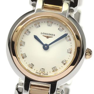 ロンジン LONGINES L8.109.5 プリマルナ 12Pダイヤ クォーツ レディース 箱・保証書付き_806560