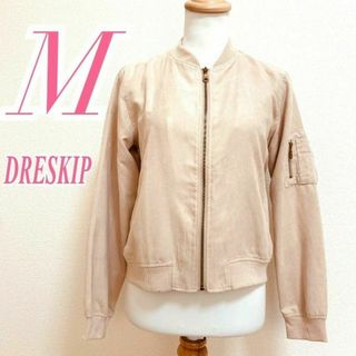 DRESKIP　ドレスキップ　ブルゾン　フェイクスウェード　カジュアル