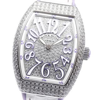 フランクミュラー(FRANCK MULLER)のフランクミュラー FRANCK MULLER V32QZDCD ヴァンガード 全面ダイヤ クォーツ レディース 箱・保証書付き_810910(腕時計)