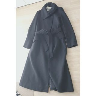 ザラ(ZARA)の【ZARA】ブラックロングコート(ロングコート)