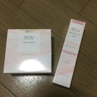 ノエビア(noevir)の新品未開封 NOV ノブ ベースコントロール＋フェイスパウダー(フェイスパウダー)