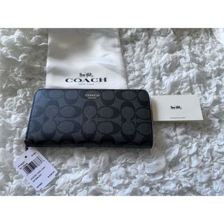 COACH - 【新品未使用】COACH  長財布 ラウンドファスナー  F74597