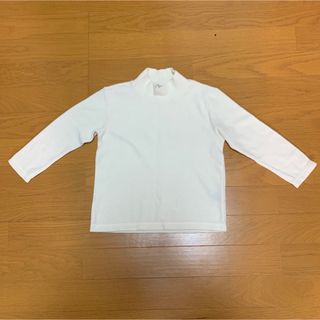 ユニクロ(UNIQLO)の白のフリース(Tシャツ/カットソー)