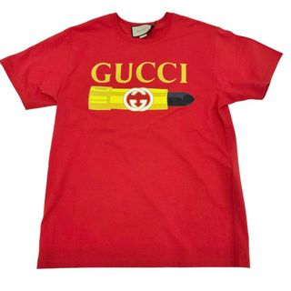 グッチ(Gucci)のグッチ 半袖Ｔシャツ  リップスティック　クルーネック 71742(Tシャツ(半袖/袖なし))