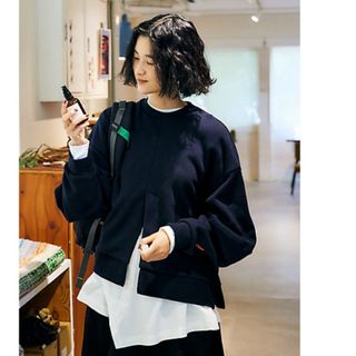 エンフォルド(ENFOLD)のnagonstans front vents pullover スウェット　　(トレーナー/スウェット)