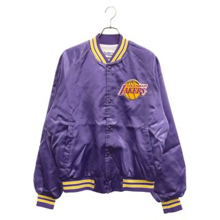 Chalk Line チョークライン 90S VINTAGE ヴィンテージ LAKERS レイカーズ ロゴパッチ ナイロンバーシティジャケット スタジャン パープル(フライトジャケット)