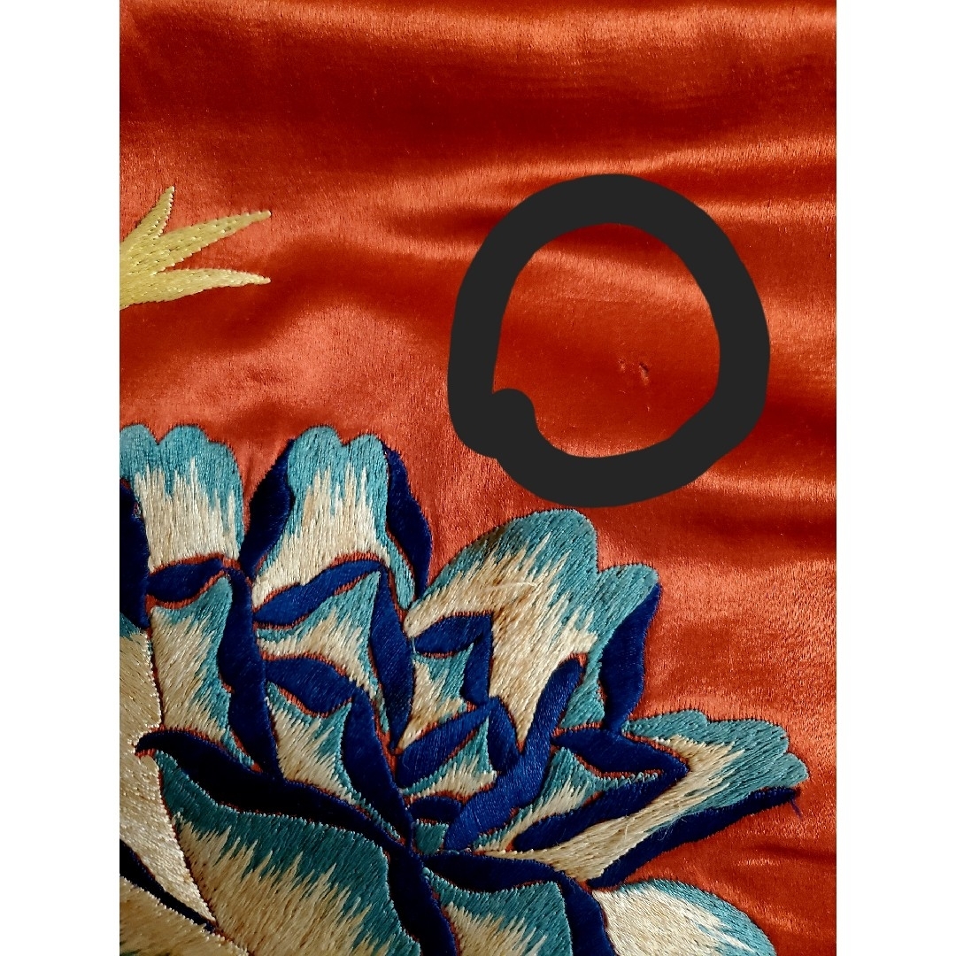 アンティーク　レトロ　大正ロマン　昭和レトロ　名古屋帯　正絹　刺繍が素敵 レディースの水着/浴衣(帯)の商品写真