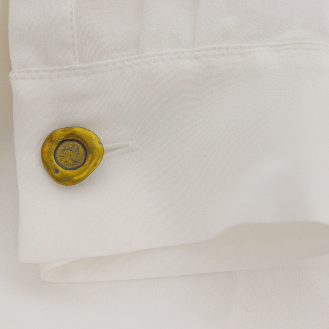 Marni(マルニ)のMARNI マルニ 23SS White Silk Long Sleeved Shirt シルク ロングスリーブ ブラウス 長袖シャツ ホワイト CAMA0529A1 UTSF72 レディース メンズのトップス(シャツ)の商品写真
