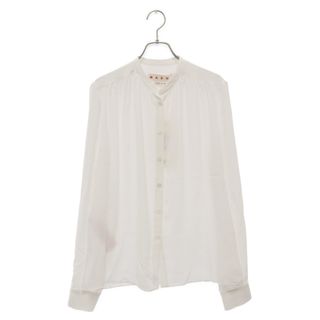 マルニ(Marni)のMARNI マルニ 23SS White Silk Long Sleeved Shirt シルク ロングスリーブ ブラウス 長袖シャツ ホワイト CAMA0529A1 UTSF72 レディース(シャツ)