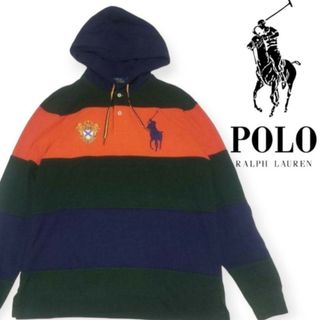 ポロラルフローレン(POLO RALPH LAUREN)の【新品タグ付き】ポロラルフローレン　フード付き　ラガーシャツ　ビッグポニー(パーカー)