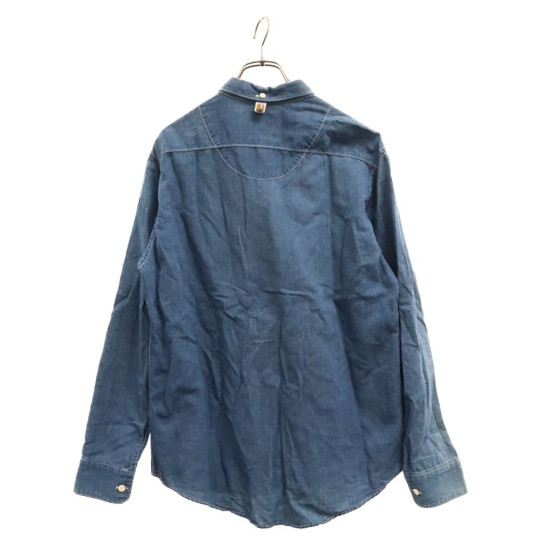 VISVIM(ヴィスヴィム)のVISVIM ヴィスヴィム 13SS CRAVAT SHIRT CHAMBRAY コットン リネン デニム コーデュロイ 長袖シャツ ブルー/イエロー 0113205007012 メンズのトップス(シャツ)の商品写真