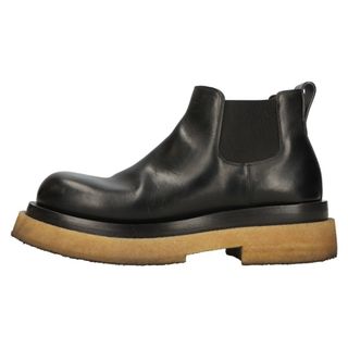 ボッテガヴェネタ(Bottega Veneta)のBOTTEGA VENETA ボッテガヴェネタ LUG BOOT サイドゴアラグレザーアンクルブーツ ブラック(ブーツ)