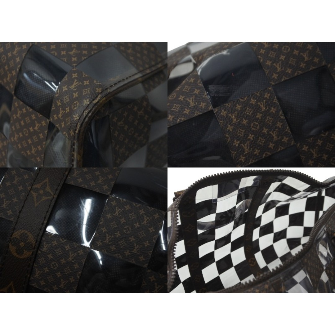 LOUIS VUITTON(ルイヴィトン)の極美品 LOUIS VUITTON ルイヴィトン キーポル バンドリエール50 ボストンバッグ モノグラムチェス 22AW M20864 ブラウン 中古 62025 レディースのバッグ(ボストンバッグ)の商品写真