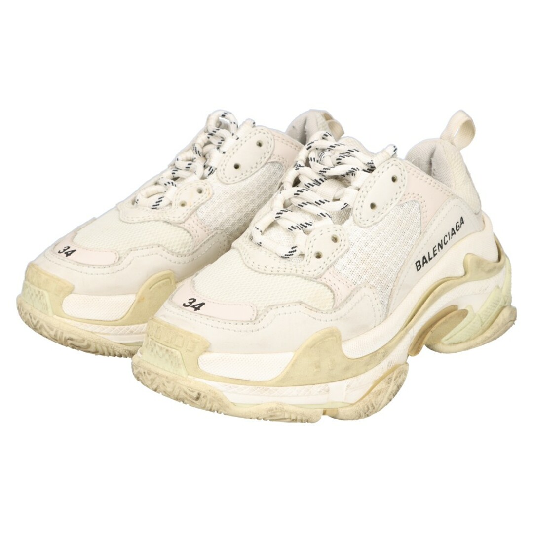 Balenciaga(バレンシアガ)のBALENCIAGA バレンシアガ Triple-S Trainers 524036 トリプルS レースアップローカットスニーカー ホワイト レディースの靴/シューズ(スニーカー)の商品写真