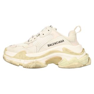 Balenciaga - BALENCIAGA バレンシアガ Triple-S Trainers 524036 トリプルS レースアップローカットスニーカー ホワイト