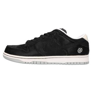 ナイキ(NIKE)のNIKE SB ナイキエスビー DUNK LOW OG QS BE@RBRICK ダンクロー ベアブリック ローカットスニーカー ブラック US9/27cm CZ5127-001(スニーカー)