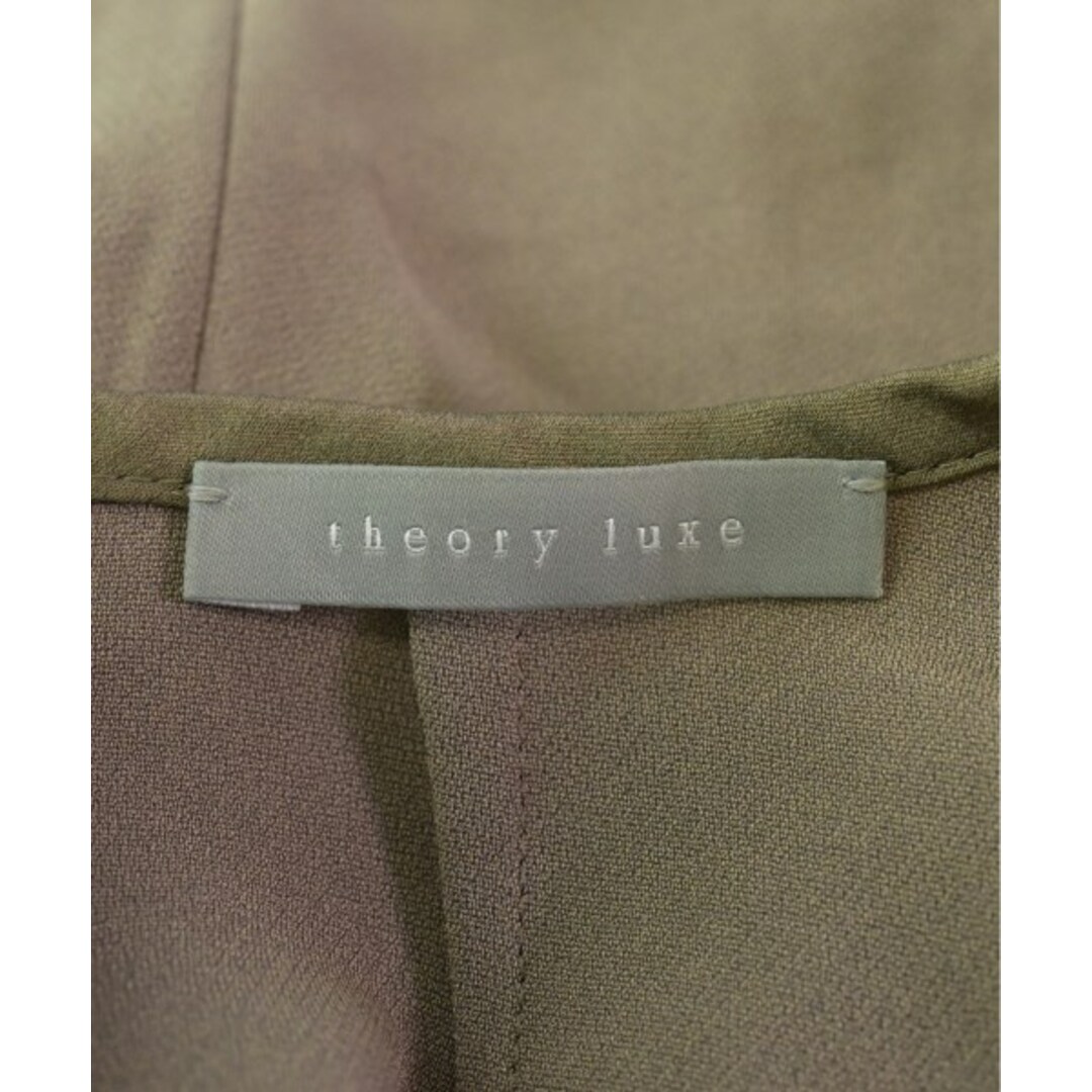 Theory luxe(セオリーリュクス)のtheory luxe セオリーリュクス ブラウス 40(M位) カーキ系 【古着】【中古】 レディースのトップス(シャツ/ブラウス(長袖/七分))の商品写真