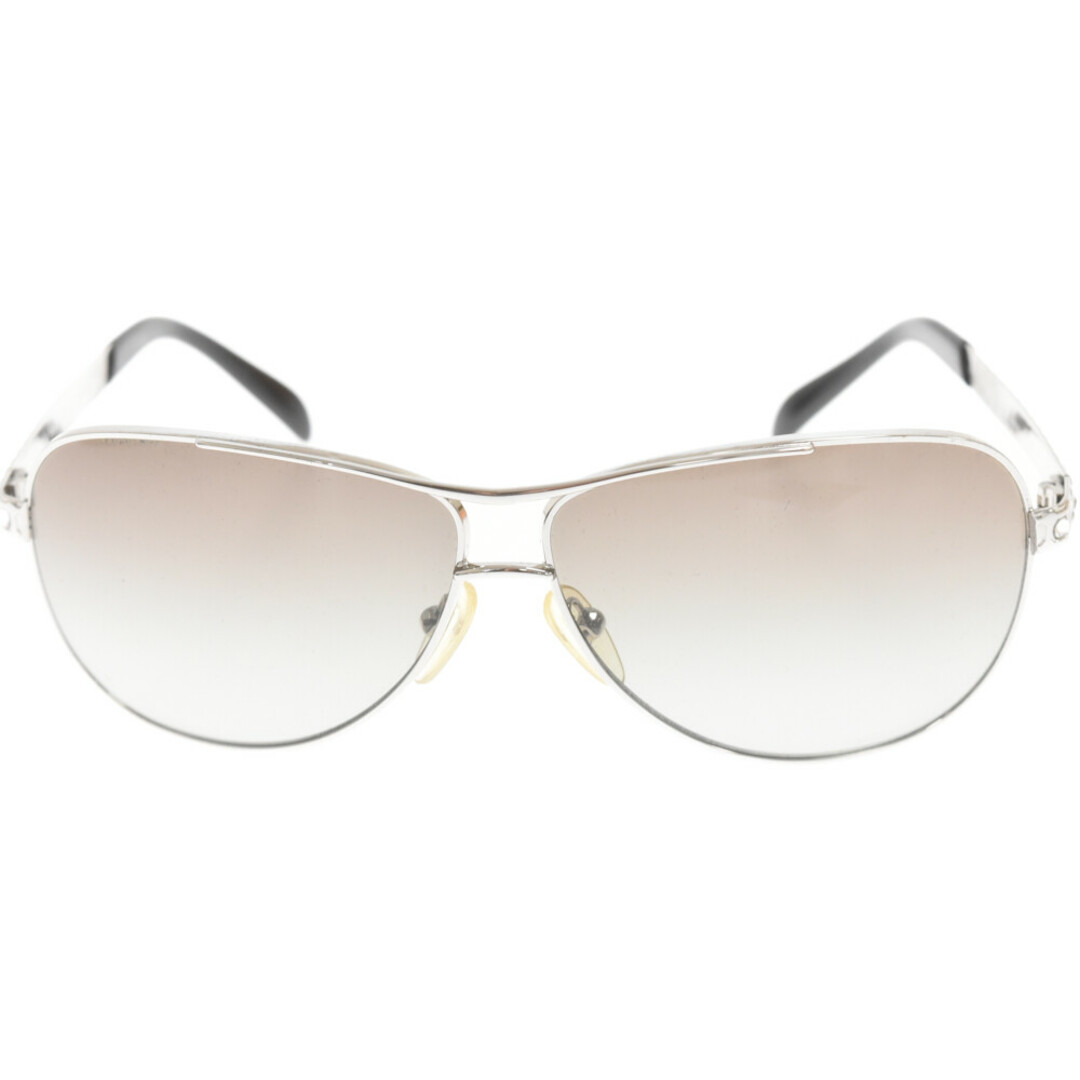 PRADA(プラダ)のPRADA プラダ TEARDROP SUNGLASSESS テンプルラインストーン ティアドロップ サングラス PR56I ブラック/シルバー メンズのファッション小物(サングラス/メガネ)の商品写真