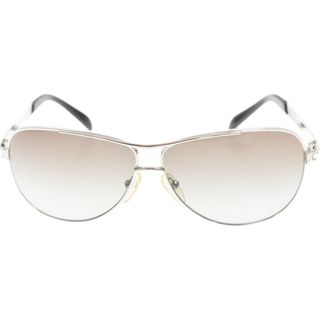 PRADA - PRADA プラダ TEARDROP SUNGLASSESS テンプルラインストーン ティアドロップ サングラス PR56I ブラック/シルバー