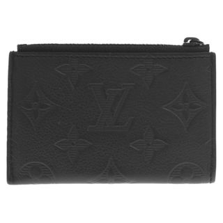 ルイヴィトン(LOUIS VUITTON)のLOUIS VUITTON ルイヴィトン シャドウ コンパクト コインカード ホルダー M82245 コイン&カードケース ブラック(名刺入れ/定期入れ)