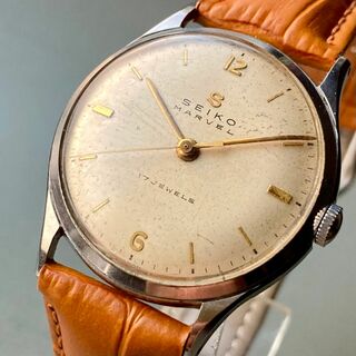 セイコー(SEIKO)の【動作品】セイコー マーベル アンティーク 腕時計 1957年 手巻き メンズ(腕時計(アナログ))