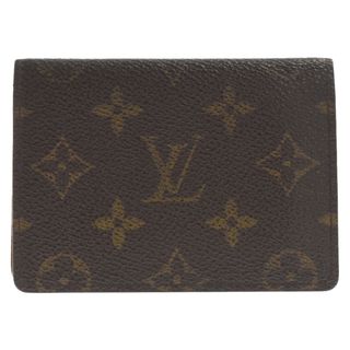 ルイヴィトン(LOUIS VUITTON)のLOUIS VUITTON ルイヴィトン モノグラム ポルト2カルトヴェルティカル パスケース カードケース M60533 ブラウン(名刺入れ/定期入れ)