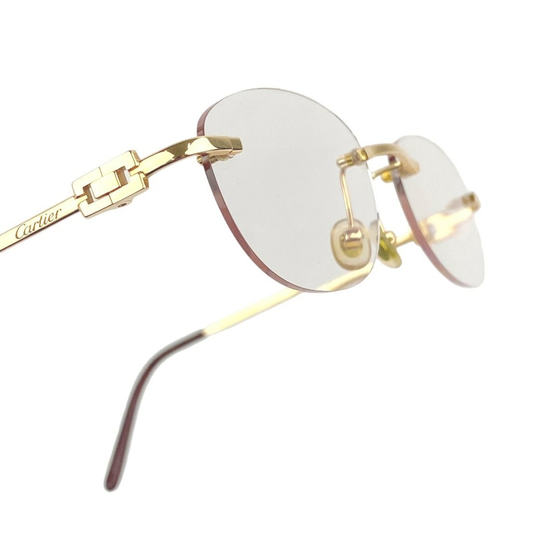 Cartier - □美品□ カルティエ メガネ オーバル リムレス Cartier - □美品□ カルティエ メガネ オーバル リムレス