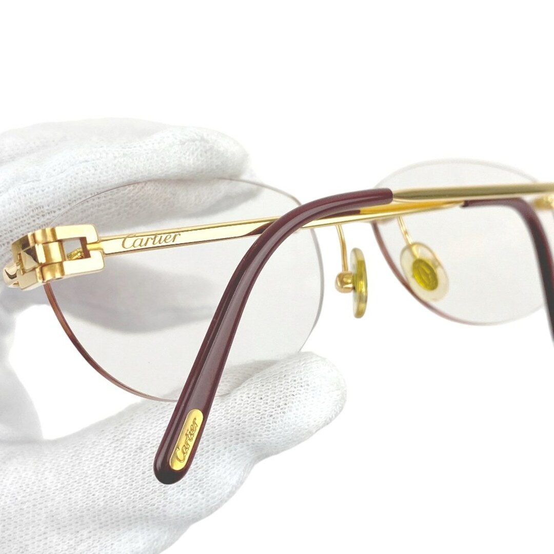 Cartier - □美品□ カルティエ メガネ オーバル リムレス Cartier - □美品□ カルティエ メガネ オーバル リムレス