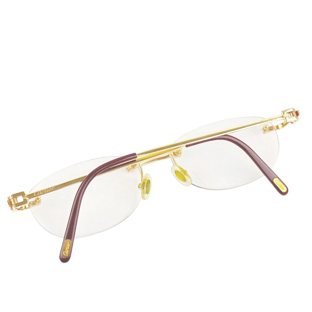 Cartier - □美品□ カルティエ メガネ オーバル リムレス Cartier - □美品□ カルティエ メガネ オーバル リムレス