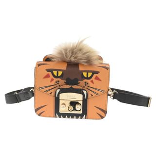 フルラ(Furla)のFURLA フルラ メトロポリス ジャングル ファー アニマルプリント ショルダーバッグ オレンジ 00881165(ショルダーバッグ)