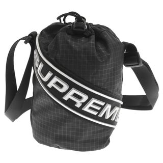 シュプリーム(Supreme)のSUPREME シュプリーム 23AW X-PAC SHOULDER BAG リフレクティブロゴナイロンショルダーポーチ バッグ ブラック(ショルダーバッグ)