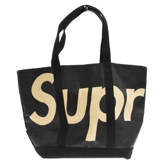 シュプリーム(Supreme)のSUPREME シュプリーム 20SS Raffia Tote Bag ラフィアトートバッグ ハンドバッグ ブラック(トートバッグ)