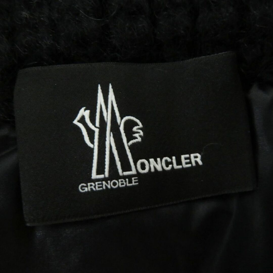 MONCLER(モンクレール)の美品◎正規品 19-20AW MONCLER GRENOBLE モンクレール グルノーブル MAGLIONE レディース ニット使い ダウンジャケット 黒 XS レディースのジャケット/アウター(ダウンジャケット)の商品写真